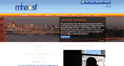 Desktop Screenshot of mentalhealthsf.org